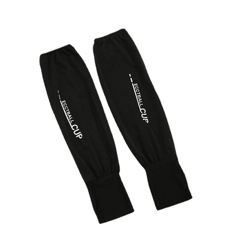 Summer thin letter ice silk sleeves loose large size sun protection outdoor driving solid color sleeves arm sleeves men's fashion