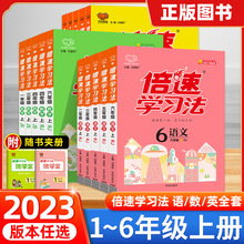 2023秋 倍速学习法 教材全解 解读 学霸笔记 语文数学英语 人教版