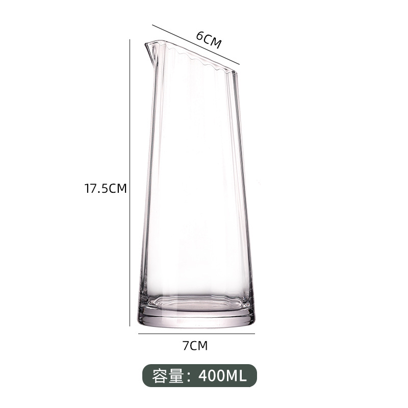 Separador de vino transparente tamaño pequeño