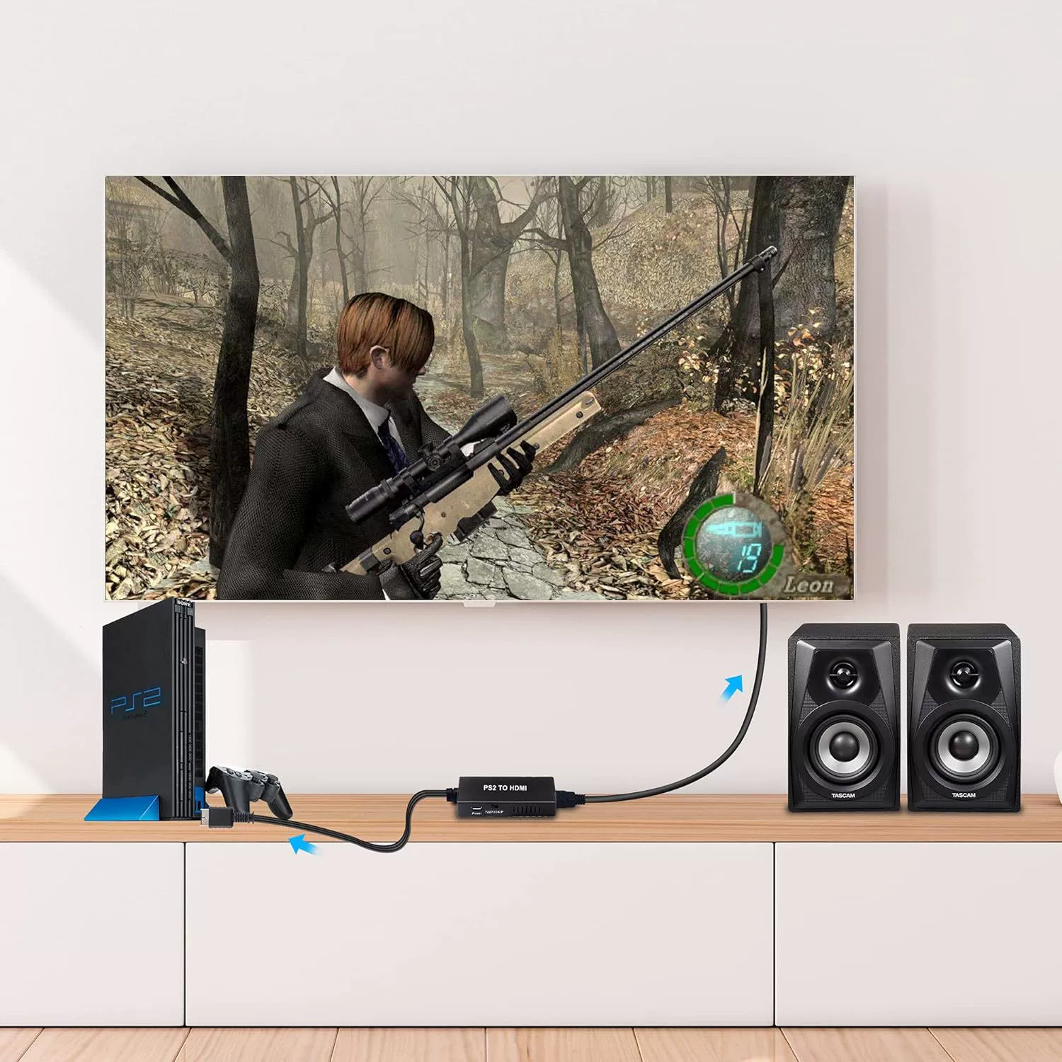 Поиск продаж взрыв PS2 ротор HD преобразователь PS2 к HDTV видео передача игровая консоль интерфейс