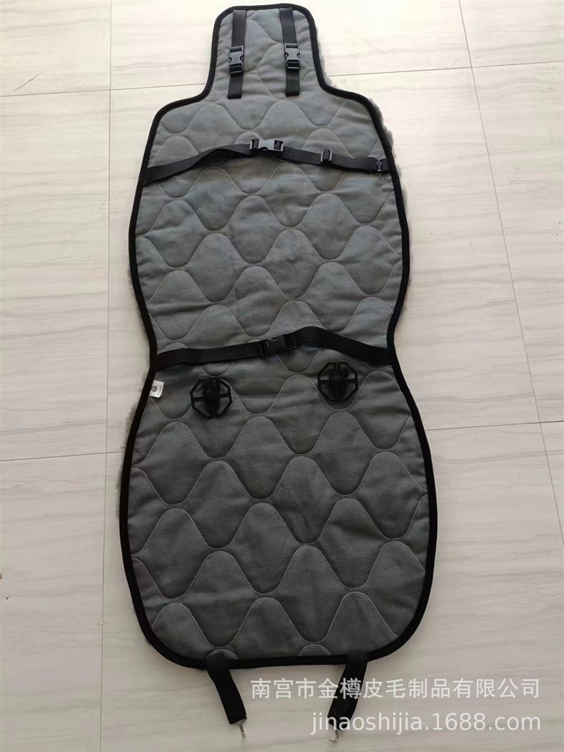 Car Short Wool Sheepskin Washable Universal Seat Cushion Chair Cushion for Front and Passenger Single Seat Cushion Fur Integrated Pure Wool