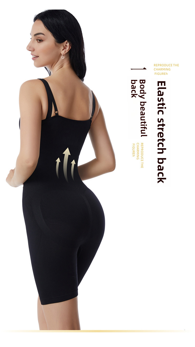 Body Shaping Jumpsuit Women's Chest Support Push Up Postpartum Corset One-piece Belly Shaping Clothes Tight Waist Corset Hip Lifting Underwear_voghion.com