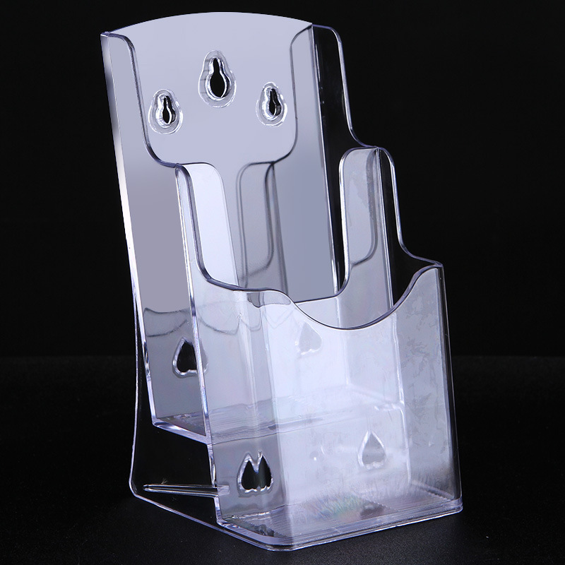 A4アクリル展示棚三層資料棚a5パンフレットカラーページ単ページデスクトップビラ前カタログ棚|undefined
