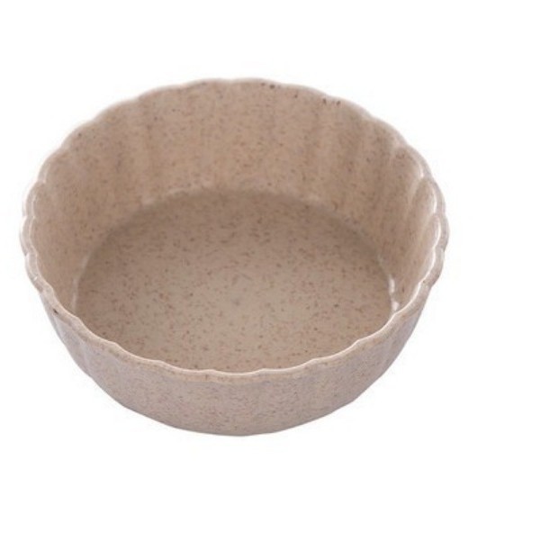 Plato de condimento de paja de trigo de cocina doméstica creativo de plástico redondo pepinado platos pequeños cubiertos de inmersión platos de aperitivos