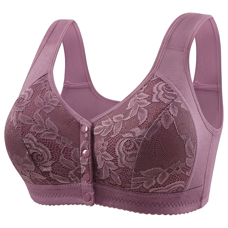 Tank top, comfortable underwear, wireless bra, for middle age, plus size