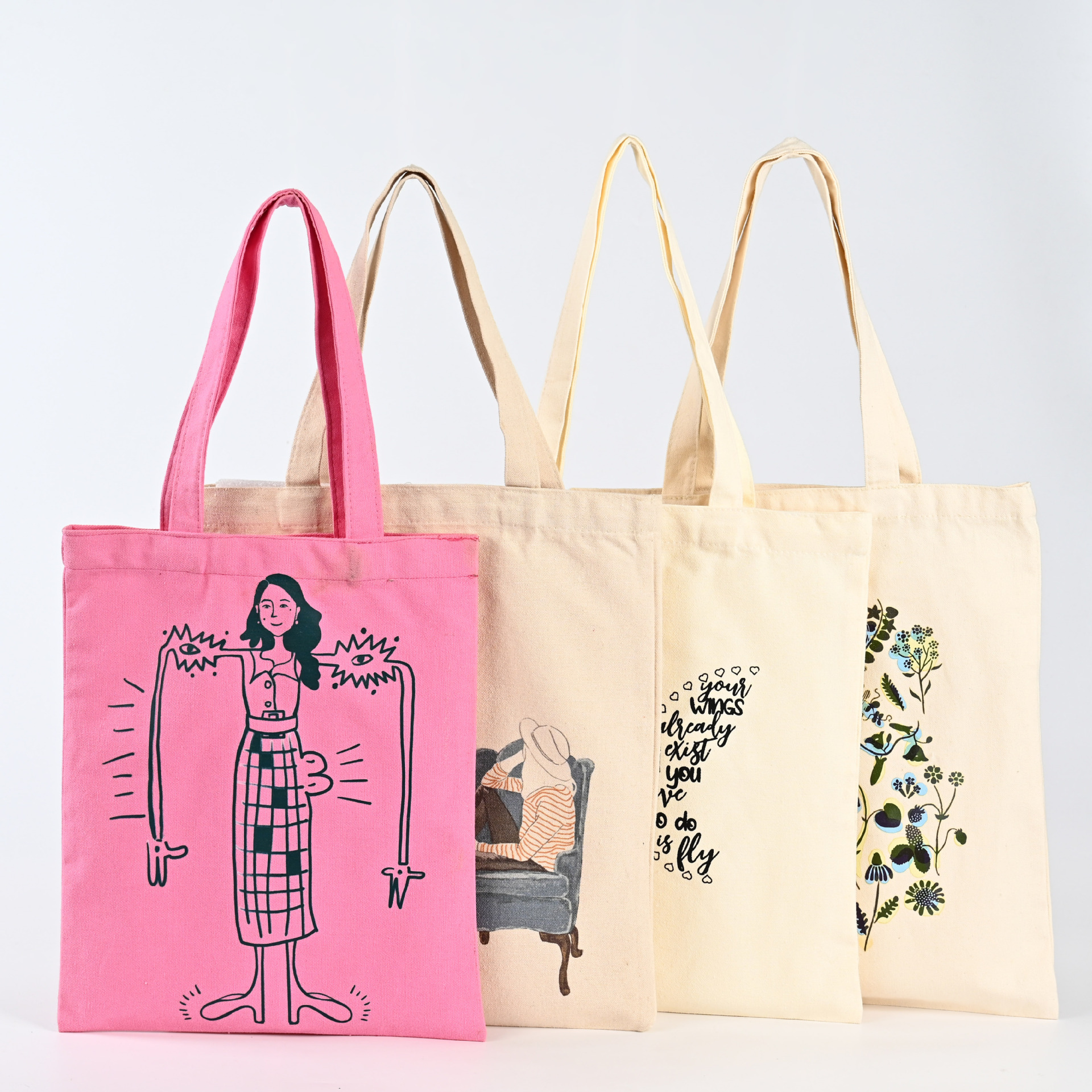 帆布袋可定制logo定做棉布袋子订做手提购物袋企业宣传袋子大容量