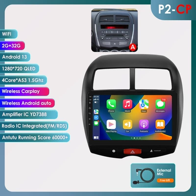 10inch Suitable for Mitsubishi Jinxuan Android Large Screen Car Mp5 Player Gps Navigation Reversing Image All-In-One Machine (DVD Navigation) - model-a-232g-quad-core-wifi-version-carplay-10-inches-is-suitable-for-new-jinxuan-mitsubishi-asx-2010-2018