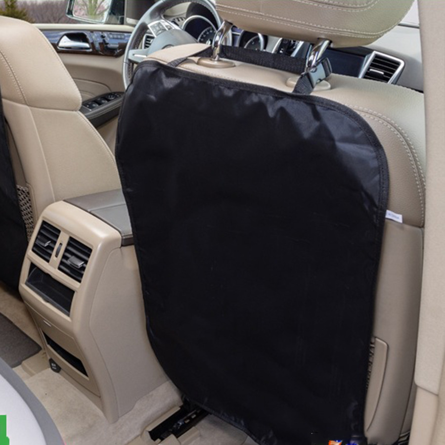 Car seat back protection cover transparent anti-dirty cushion 420D waterproof Oxford cloth child anti-kick pad cross-border