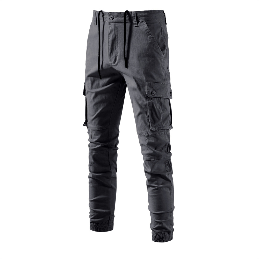 Pantaloni cargo uomo in cotone traspiranti pantaloni casual_voghion.com