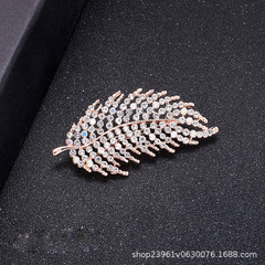 Ladies' High-End Elegant Hairpin Brooch Wholesale Flower Hair Clip Fixed Sweater Pin Pearl Accessory Decor