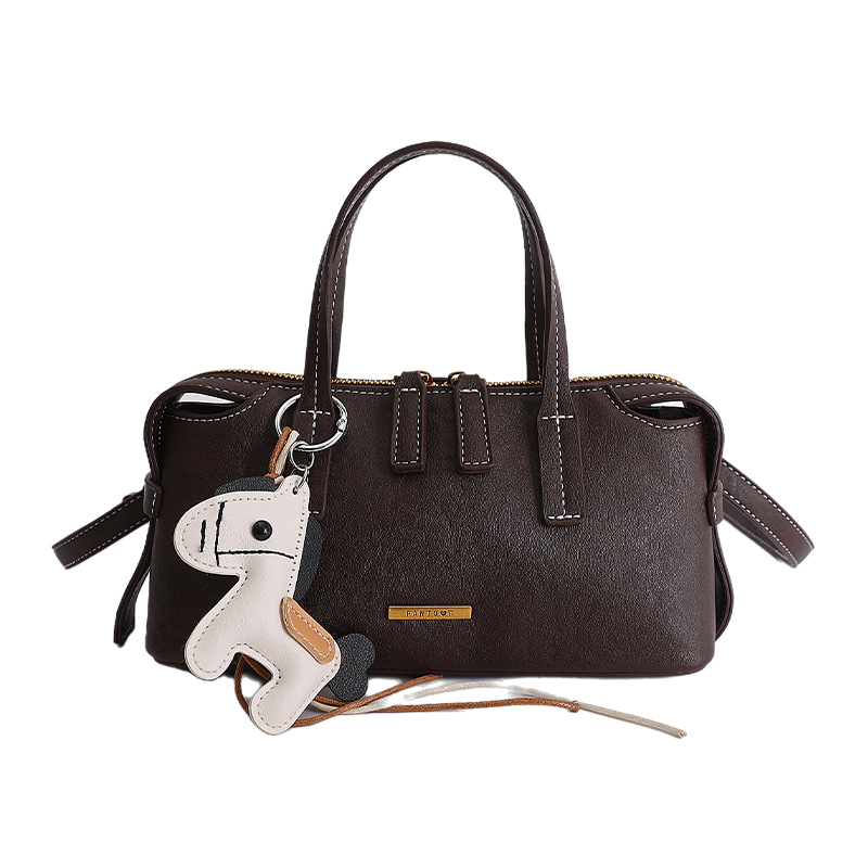 Textura pequeña bolsa cuadrada para mujeres 2026 nuevo estilo japonés estilo coreano bolso de mano casual diario temperamento simple retro