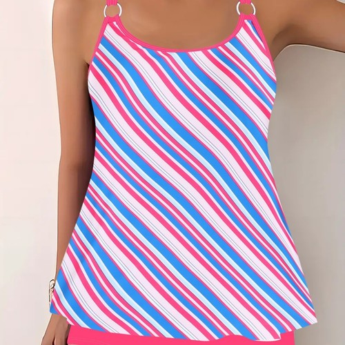 2024 New European and American Cross-border Amazon Women's Swimsuit Set Bikini Swimwear Large Size