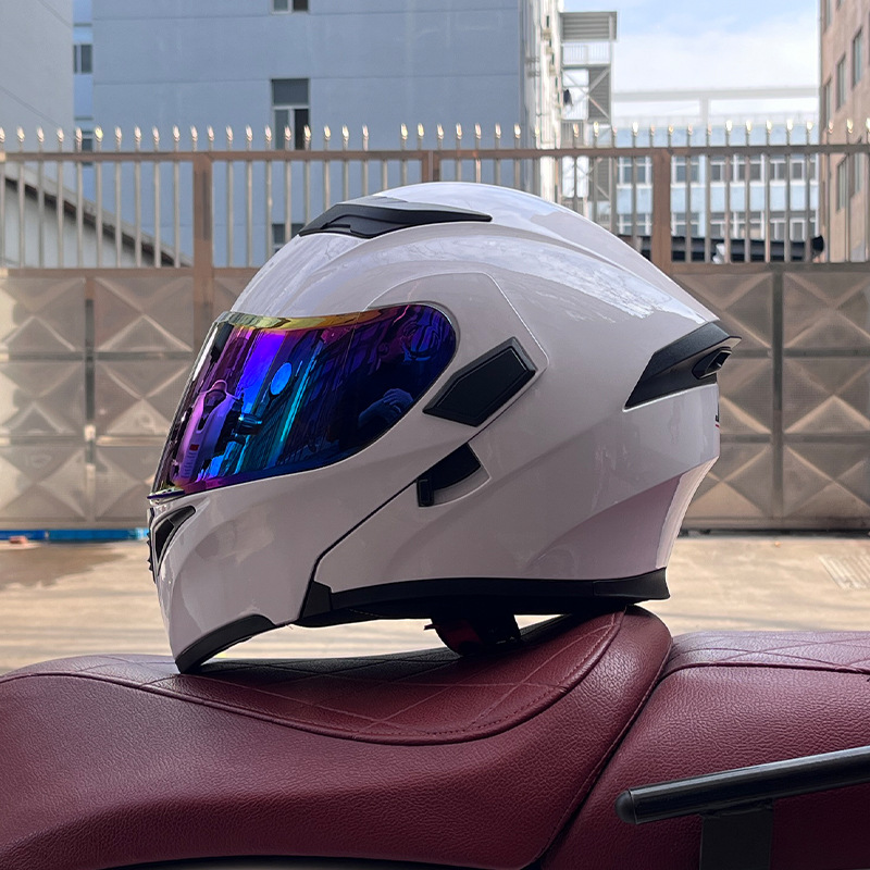 JIEKAI 3C certificado casco de motocicleta para hombres y mujeres casco completo de motocicleta casco de exposición Bluetooth casco de coche eléctrico