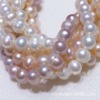 Necklace from pearl, beads, wholesale, 7-8mm