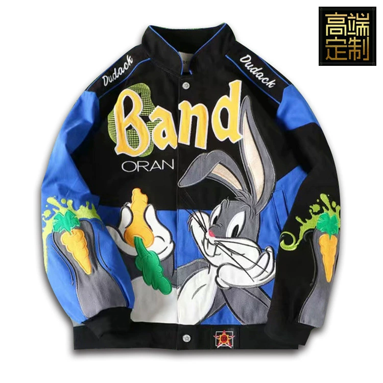 Чжуншань завод профессиональный обычай гоночный костюм хлопок-проложенный пиджак гоночный костюм куртка обычай проводить внешнеторговые заказы