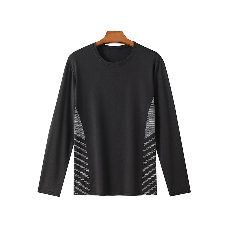 Cross-Border Factory Wholesale Sports Long-Sleeved T-Shirt Men's Outdoor Work Clothing Running Basketball Football Training High Elastic T-Shirt Base Cross-Border Factory Wholesale Sports Long-Sleeved T-Shirt Men's Outdoor Work Clothing Running Basketball Football Training High Elastic T-Shirt Base
