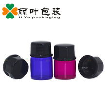 厂家直供 13牙黑色八角塑料盖 白色密封盖 精油分装小样瓶螺口盖