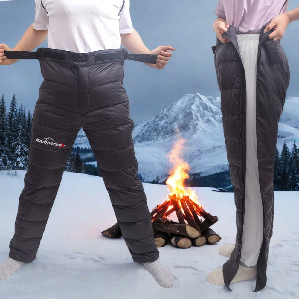 Kamperbox Зимние пешеходные брюки Мужчины Поход Зимние теплые брюки пуховые брюки Зимние брюки