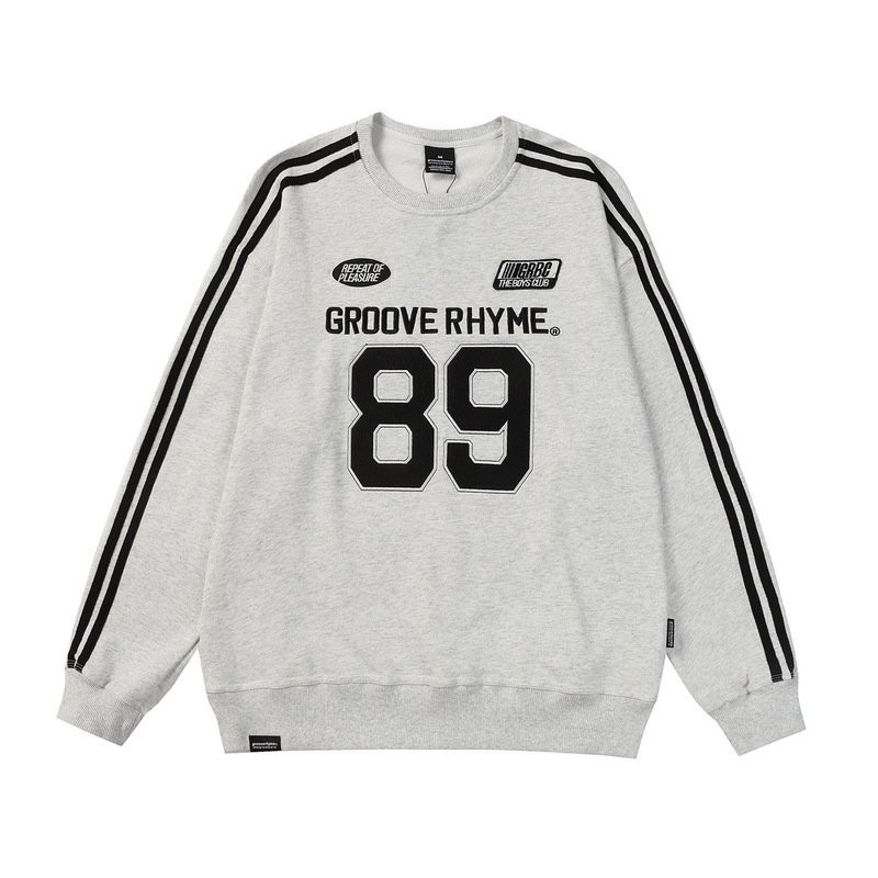 25ss秋冬款韩国小众潮牌greeverhym*宋雨琦同款美式复古圆领卫衣|undefined