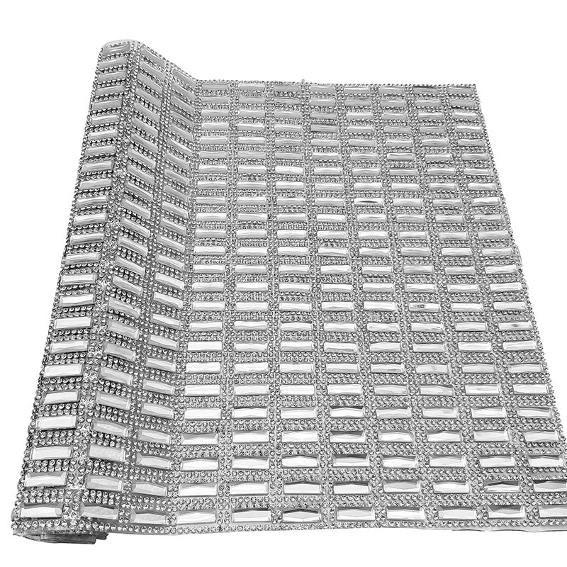 Nuevo tipo de vidrio cuadrado diamante de agua adhesivo de fusión en caliente taladro de malla autoadhesivo taladro de decoración de automóviles taladro taladro taladro de maleta diy