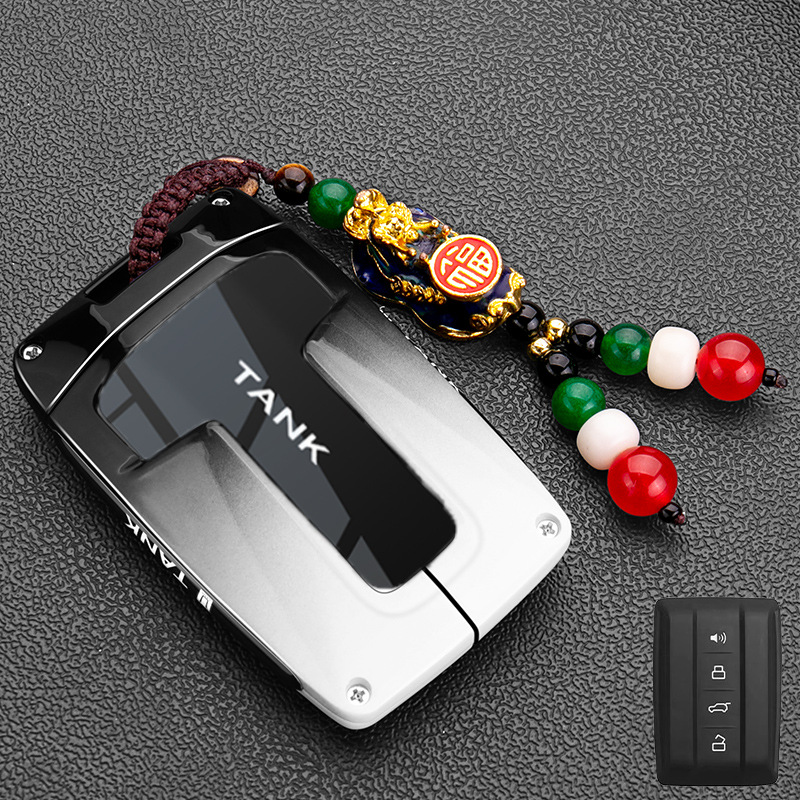 Tank [Temperature Sensing Color Changing Pixiu Buckle] Ink Black