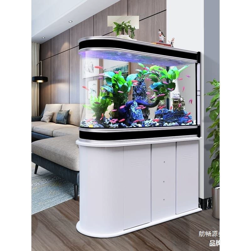 Большой экологический домашний аквариумный шкаф со стеклянным аквариумом в прихожей, нет необходимости менять экран, перегородка для гостиной.