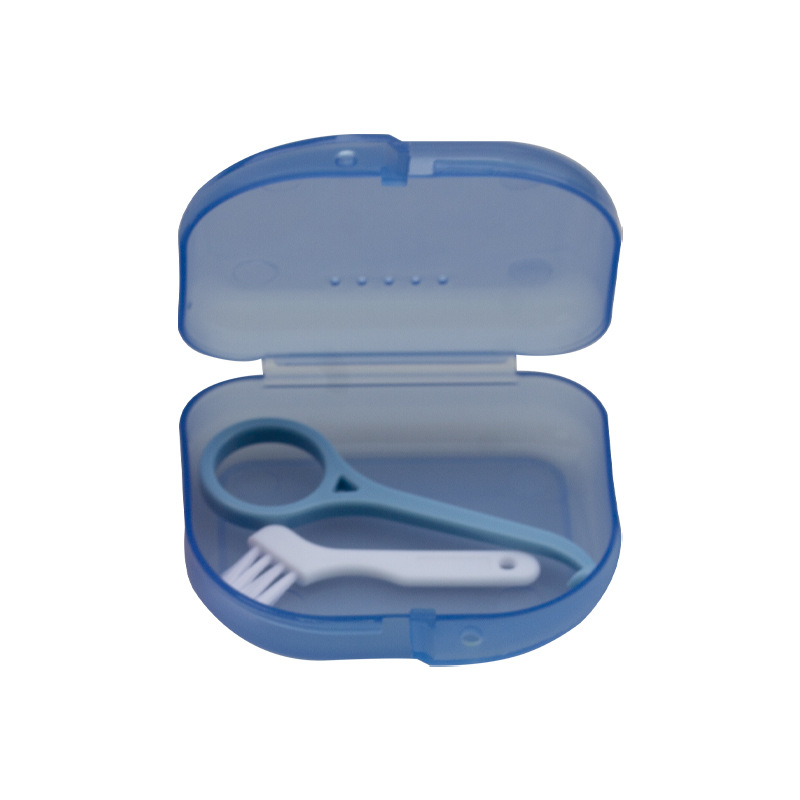 Caja de ortodoncia, extractor de frenillos, caja de colocación de cepillos, caja de retención transparente, caja de almacenamiento de material dental