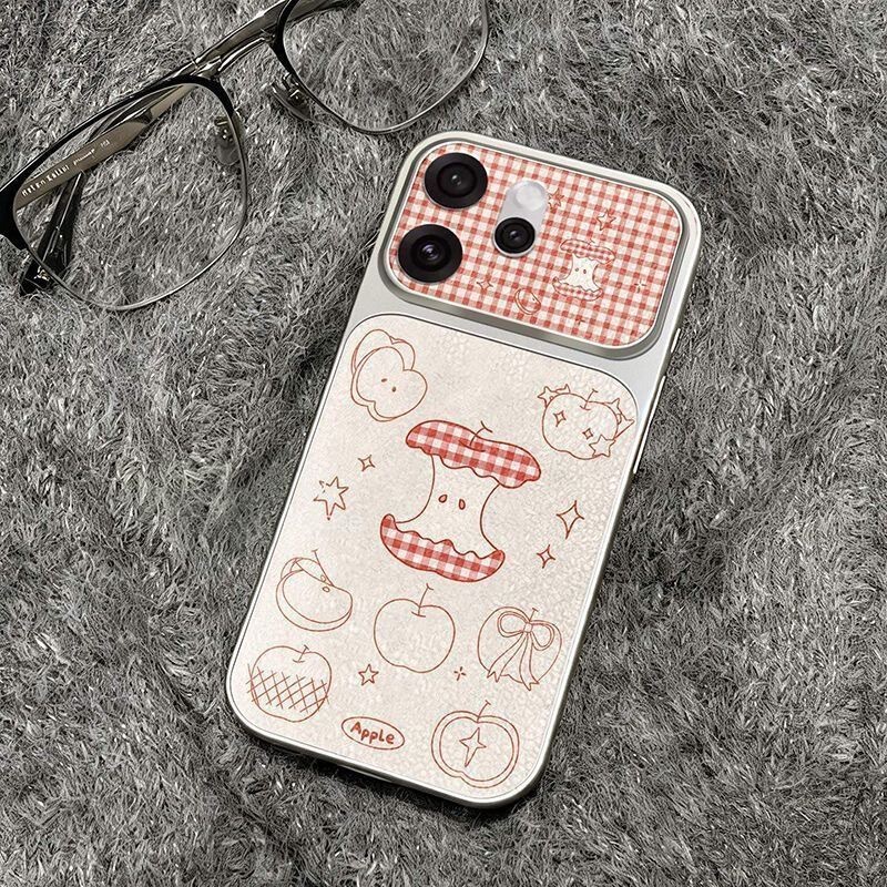 Cross-Border Instant Transformation Phone Case Suitable for 17Promax, New Model 16Pro, Leather 15, Red Plaid 14, Cute 13, 12X Cross-Border Instant Transformation Phone Case Suitable for 17Promax, New Model 16Pro, Leather 15, Red Plaid 14, Cute 13, 12X