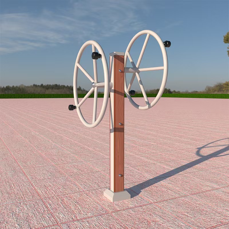 Nuevo estándar nacional al aire libre equipo de acondicionamiento físico de plástico y madera camino de acondicionamiento físico multifuncional integrado equipo de acondicionamiento físico de ancianos equipo de entrenamiento