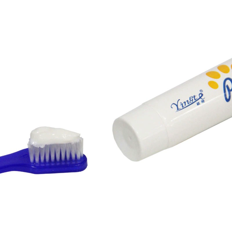 Pet зубная паста собака чистки полости рта поставки ванильный аромат кошка собака свежее дыхание чистки зубов собака зубная паста