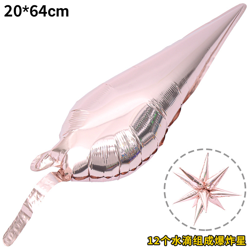 4D señaló estrella de seis puntas explosión bola erizo de mar modelado Decoración