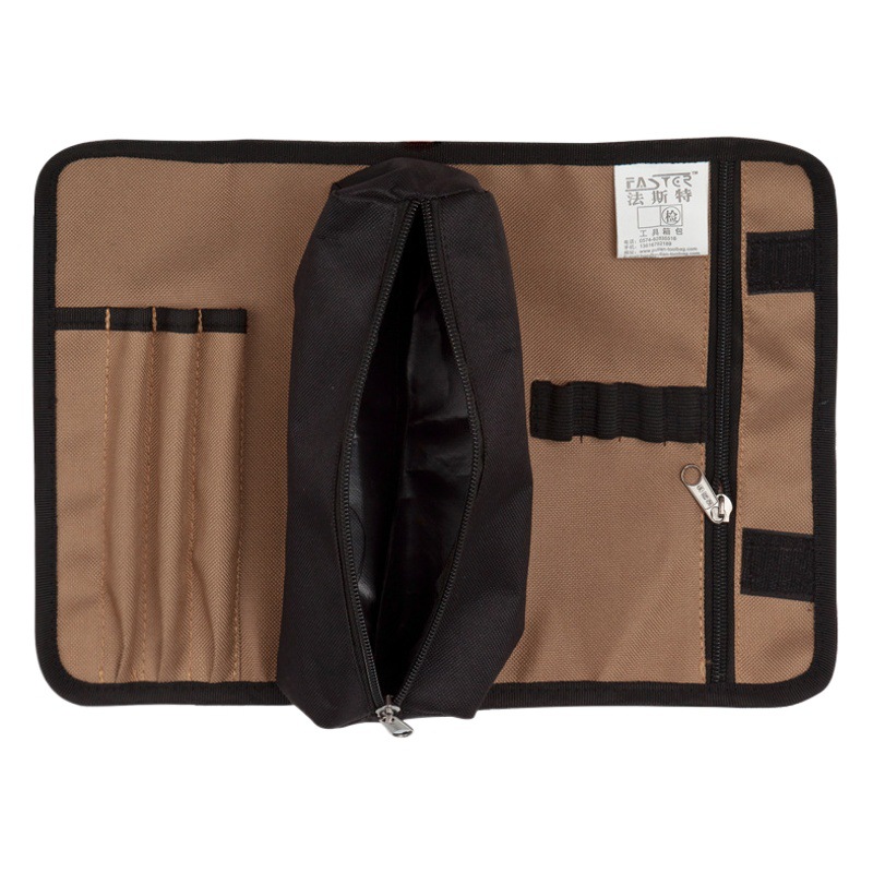Más rápido Oxford rollo de tela bolsa simple kit de herramientas pequeña bolsa de trabajo bolsa de bolsillo bolsa de embrague PT-N058