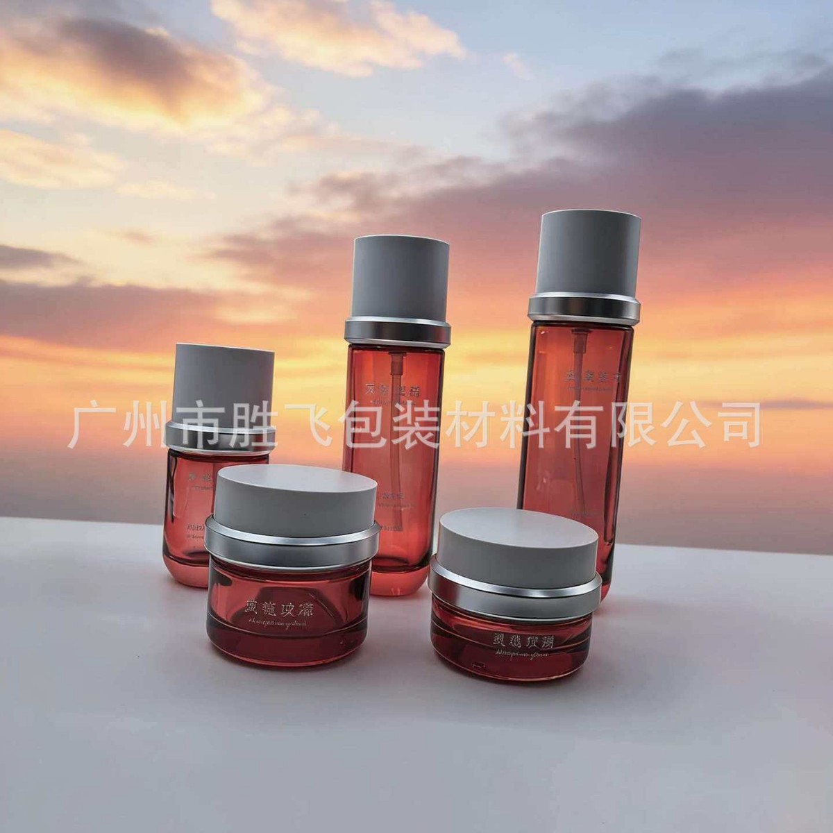 化妆品 套装瓶 分装瓶 玻璃瓶 精华液瓶 乳液瓶 膏霜瓶 护肤品瓶