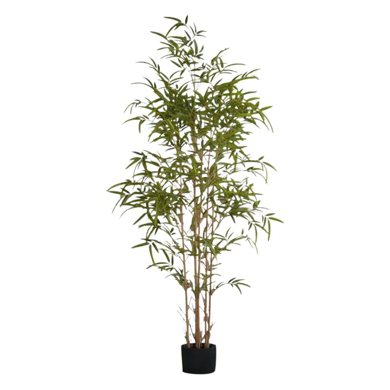 Bonsai de bambú verde artificial decoración interior jardín al aire libre decoración de paisaje artificial bambú mini Bambú