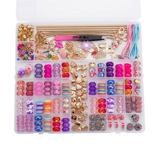 Cross-border 305pcsDIY children's jewelry handmade bracelet suit crystal beaded educational toy gift