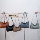 Genuine Leather Bag Women's Top Layer Cowhide 2024 Autumn and Winter New Niche All-match Shoulder Crossbody Bag Shell Zipper Women's Bag