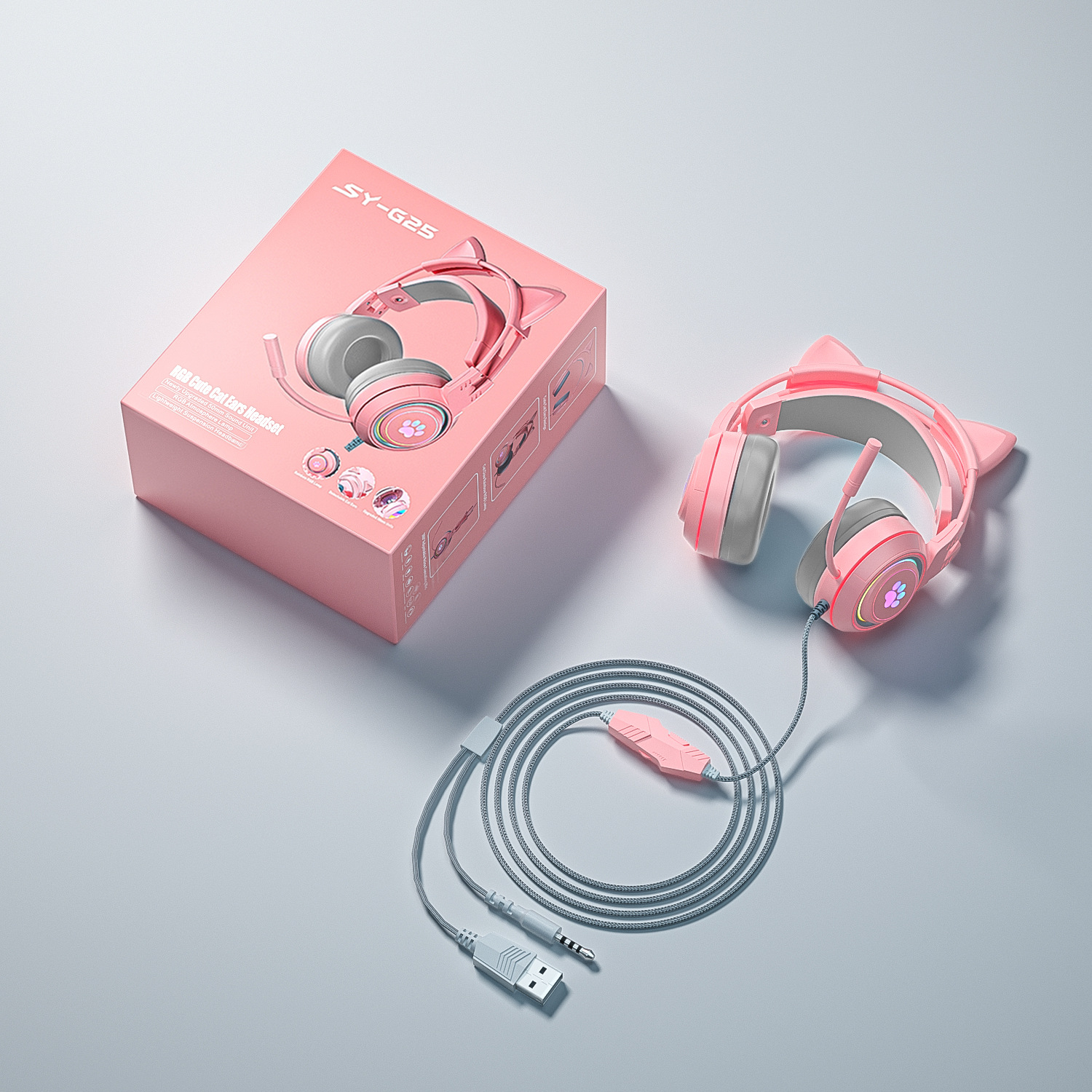 Soyto Amazon Huaqiang Norte juego PS5 auricular ordenador móvil en vivo auriculares con cable auriculares e-deportes auriculares