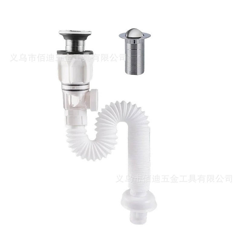 Filtro de desodorización retráctil de drenaje de fregadero de cocina de tapa invertida, fregadero de caída flexible anti-bloqueo accesorios de cocina