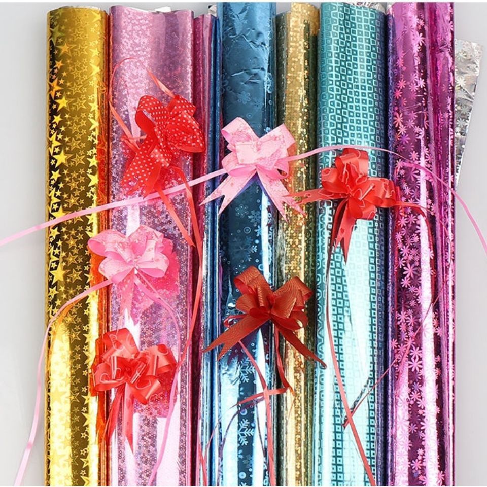 Colorful Apple packing Laser Paper gift packing paper gift packing Paper Flash paper Plastic paper