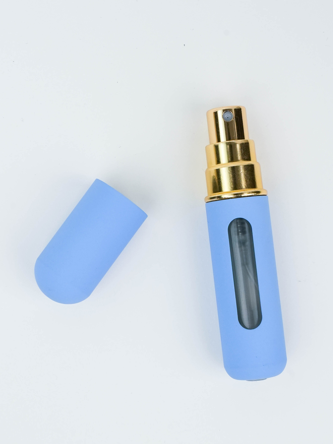 5ml de carga directa inferior perfume sub-botella portátil tipo empuje muestra de aerosol de aluminio botella vacía mini niebla fina sub-embalaje artefacto