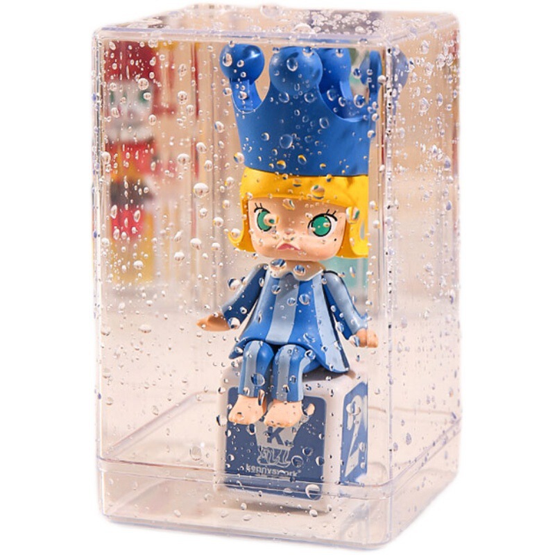 アクリル透明手作り展示箱バブルマットブラインド箱玩具収納箱単一人形収納展示棚|undefined