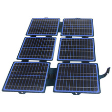 30W ETFE太阳能板折叠包充电器DC/USB/Type-C输出快充亚马逊爆款