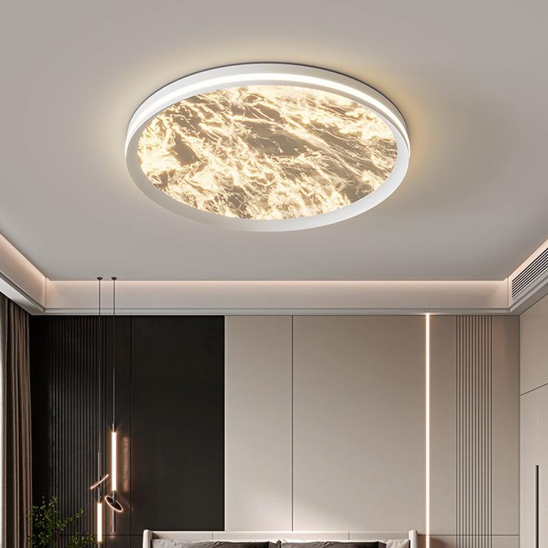 lámpara de dormitorio lámpara de techo lámpara de estudio italiana de espectro completo minimalista nube ultrafina dormitorio principal luces de habitación de alto nivel