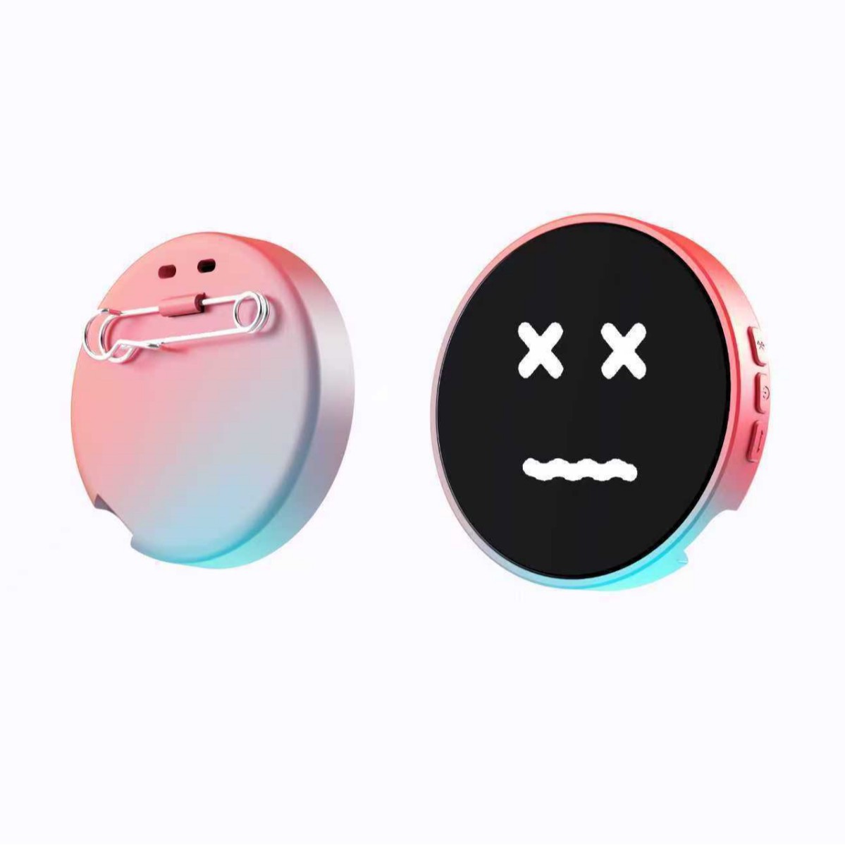 Display dinámico inteligente de 1.85 pulgadas de bar electrónico bluetooth con logotipo electrónico graduado de animación periférica