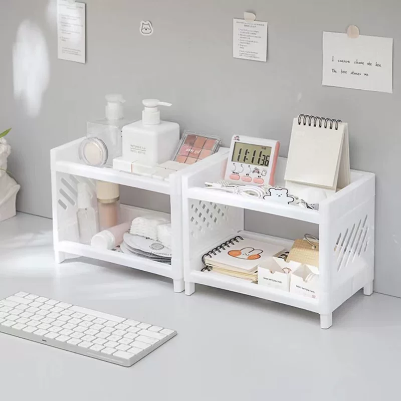 Removable Storage Box, Modular Desktop Organizer, 24×15×18 cm, Stackable