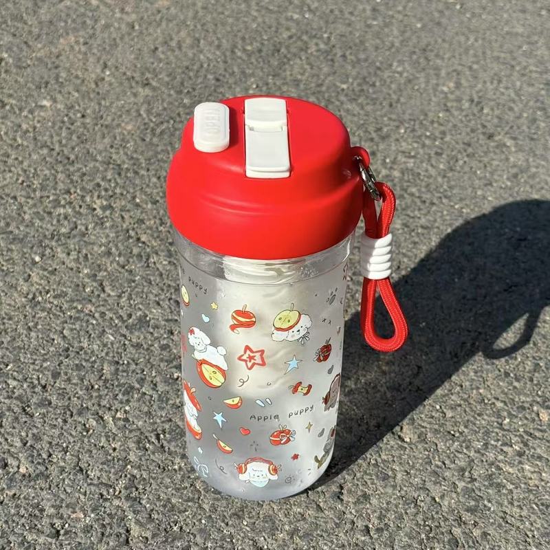 高颜值水杯大容量新款双饮吸管杯可爱便携男女生ins风塑料杯子|undefined