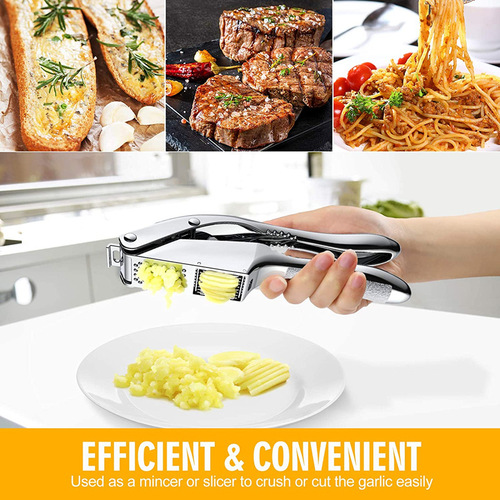 Cross-border two-in-one multifunctional garlic tool wholesale garlic press garlic slicer garlic peeler Korean style peeler