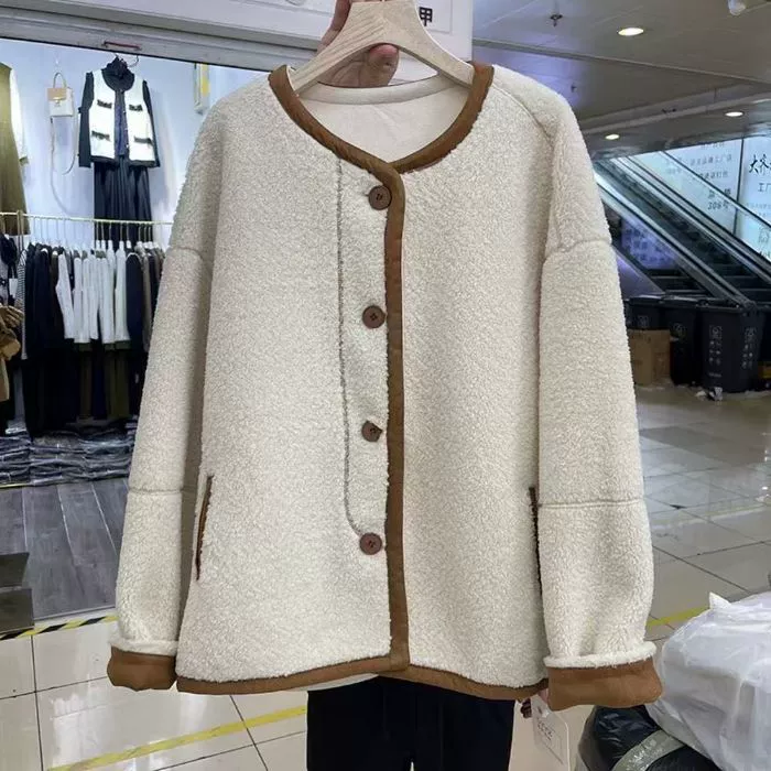 Велюровая короткая белая демисезонная стеганая куртка, стиль Chanel, корейский стиль, высококачественный стиль