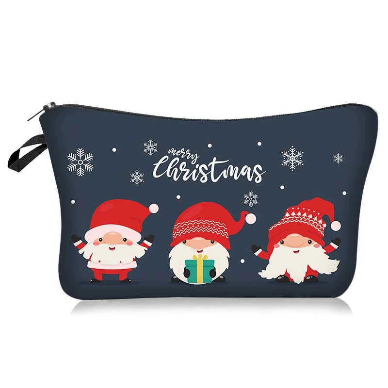 Mai Leopard's new Santa series cosmetics bag handbags and wash bags