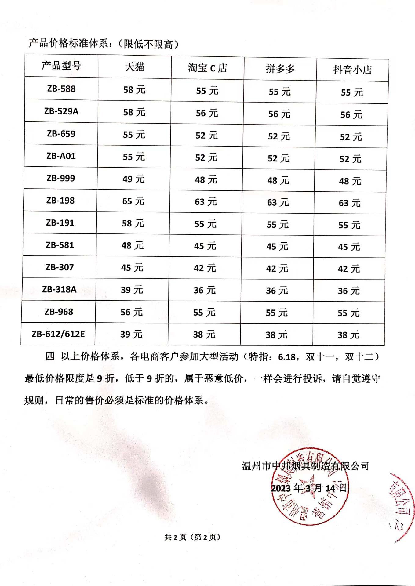 中邦限价文件2